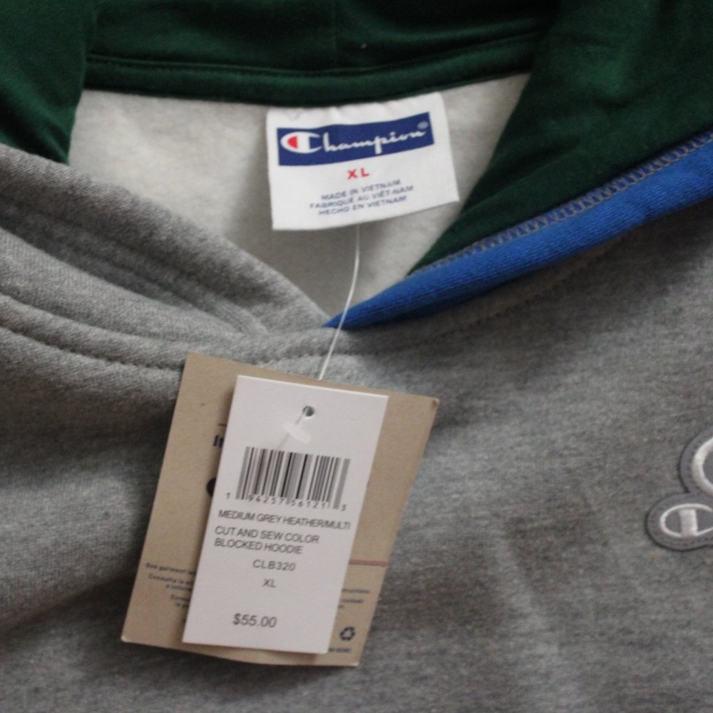 Champion Cut & Sew Color Blocked Hoodie - Picture 4 of 11